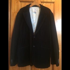 Armani Black Velvet Jacket Size Large Mens Blazer
